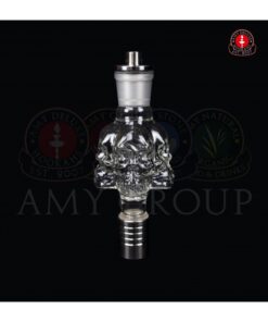 AMY DELUXE MELASSEFÄNGER SKULL GLAS MFG002TR EDELSTAHL