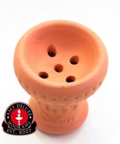 Amy Deluxe Shisha Tabakkopf - KLEIN | unglasiert | Ton Natur Wasserpfeife Kopf