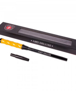 AMY DELUXE Aluminiummundstück mit Acryl-Ummantelung MSAL023YW.01-BK