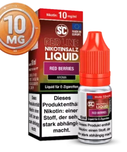 SC Red Line Nikotinsalz Liquid 10ml - 10mg | sc-red-line-nikotinsalz-liquid-10mgml-red-berries