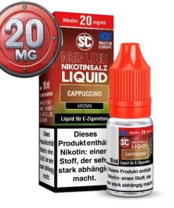 SC Red Line Liquid 10ml - 20mg Nikotinsalz | sc-red-line-nikotinsalz-liquid-20mg cappuccino