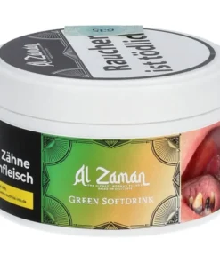 Al-Zaman-Shisha-Tabak-20g-Green-Softdrink